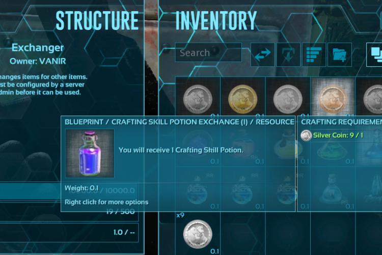 Kaufen im Exchanger (Auction House)